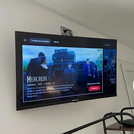 Calme Climatise, Wi-fi, Arrivee Autonome Lägenhet *